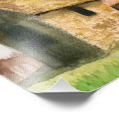 Old Country Church Foto Afdruk (Hoek)