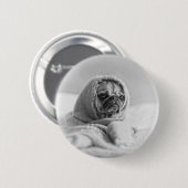 Old Country Pug Ronde Button 5,7 Cm (Voorkant /achterkant)