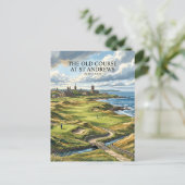 Old Course in St Andrews Schotland Briefkaart (Staand voorkant)