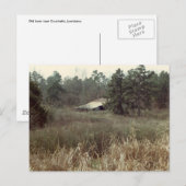 Old Coushatta Barn Briefkaart (Voorkant / Achterkant)