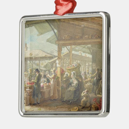 Old Covent Garden Market, 1825 Metalen Ornament (Links)