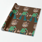 Old Cowboy Cadeaupapier (Uitgerold)