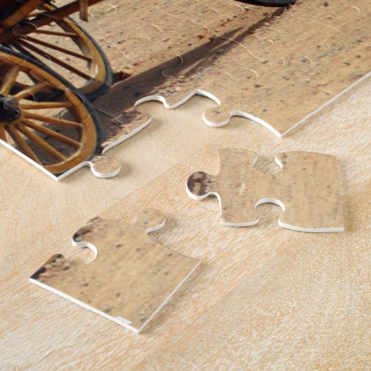 Old Cowboy Wagon Legpuzzel (Zijkant)