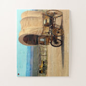 Old Cowboy Wagon Legpuzzel (Verticaal)
