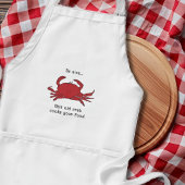 Old Crab Funny Gezegde Cook Chef Standaard Schort