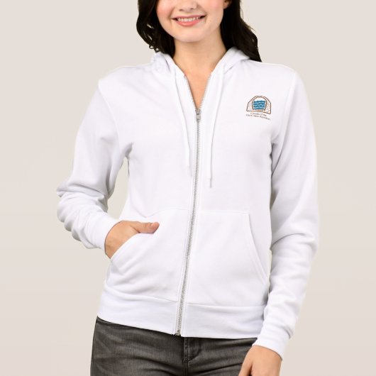 Old Croton Aqueduct Dames Zip Hoodie (Voorkant)