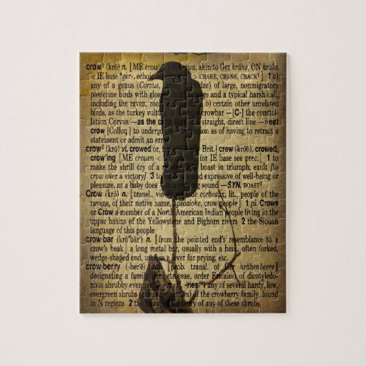 Old Crow Collage  Legpuzzel (Verticaal)