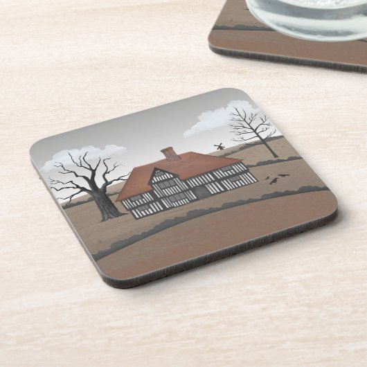 Old Crow Manor Bier Onderzetter (Linkerzijde)