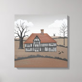 Old Crow Manor Canvas Afdruk (Voorkant)