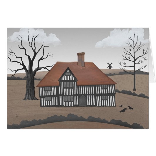 Old Crow Manor Kaart (Voorkant Horizontaal)