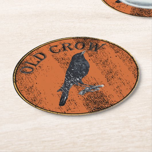 Old Crow - Old Geezer Onderzetters (Gebogen)