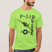 Old Crow P-51D T-shirt (Voorkant)