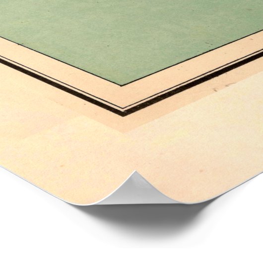 Old Dakar Senegal Map (1925) Poster (Hoek)