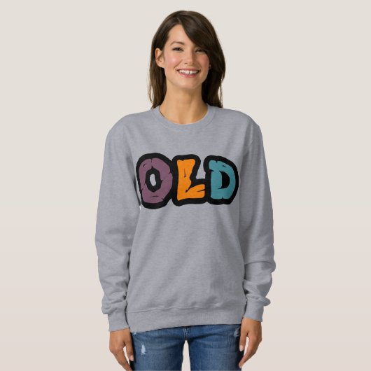 OLD Dames Basic T-shirt met capuchon (Voorkant volledig)