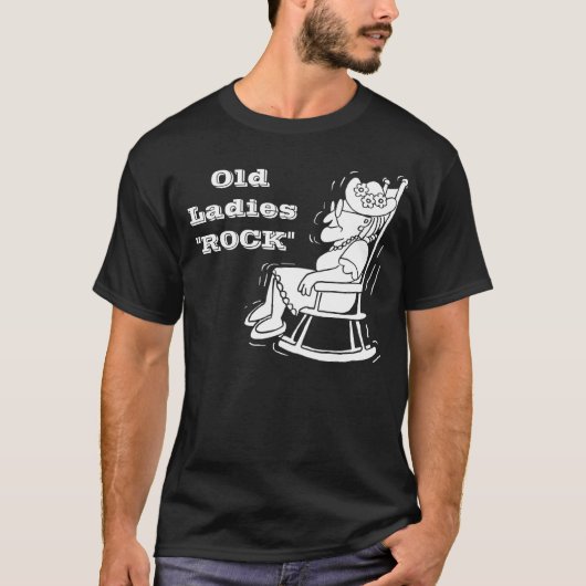 Old Dames Rock T-shirt (Voorkant)