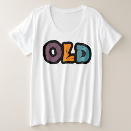 OLD Dames T-Shirt Plus Size