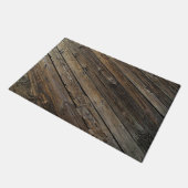 Old Dark Wood Deurmat (Schuin)