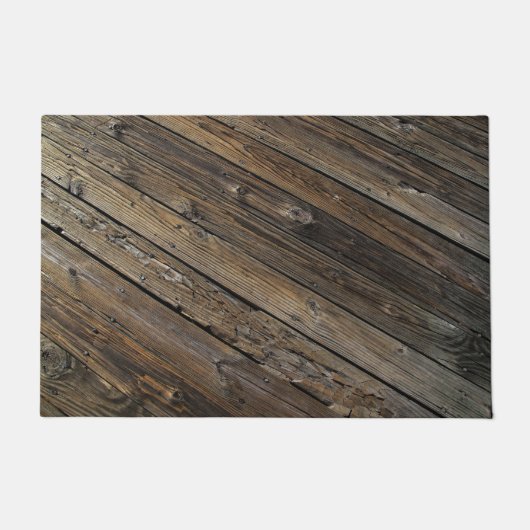 Old Dark Wood Deurmat (Voorkant)