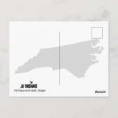 Old Davidson County Courthouse Briefkaart (Achterkant)