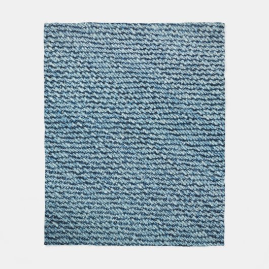 Old denim fabric background texture. abstract, anc fleece deken (Voorkant)