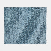 Old denim fabric background texture. abstract, anc fleece deken (Voorkant (Horizontaal))
