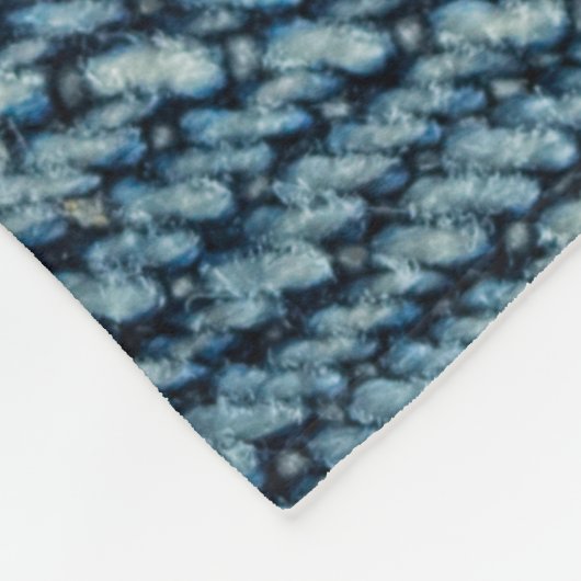 Old denim fabric background texture. abstract, anc fleece deken (Hoek)