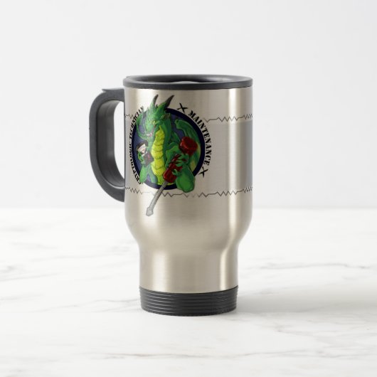 "Old" Design Travel Mug (R Hand) Reisbeker (Voorkant links)