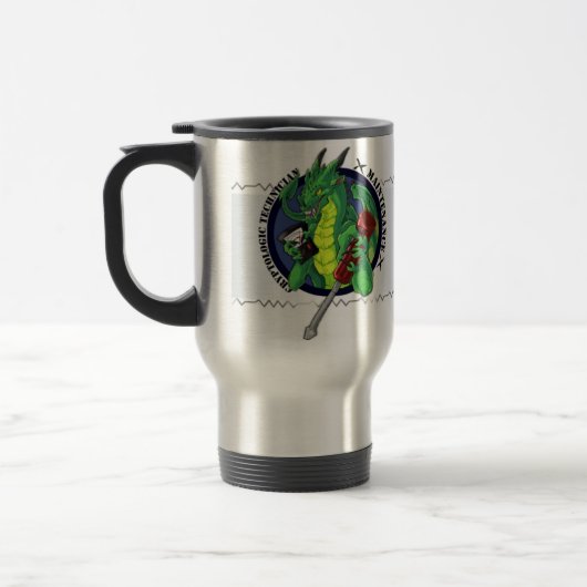 "Old" Design Travel Mug (R Hand) Reisbeker (Links)