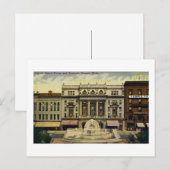 Old Detroit Opera House en Fountain, Detroit, MI Briefkaart (Voorkant / Achterkant)