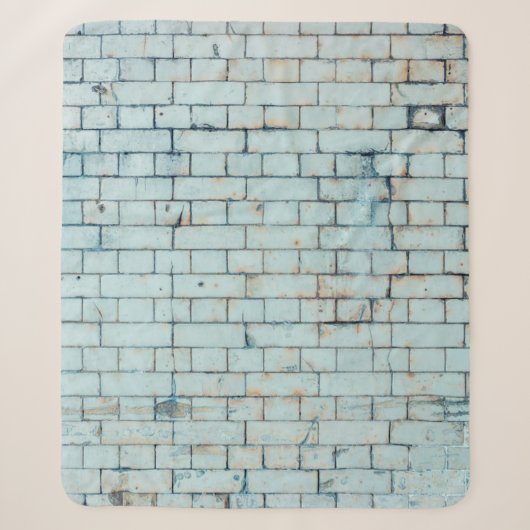 Old dirty white brick wall backgroundabstract, age sherpa deken (Voorkant)
