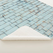 Old dirty white brick wall backgroundabstract, age sherpa deken (3/4)