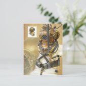 Old Diving Equipment, History of Diving Museum, FL Briefkaart (Staand voorkant)