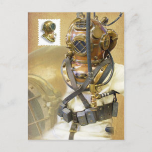 Old Diving Equipment, History of Diving Museum, FL Briefkaart