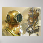 Old Diving Equipment, History of Diving Museum, FL Poster (Voorkant)