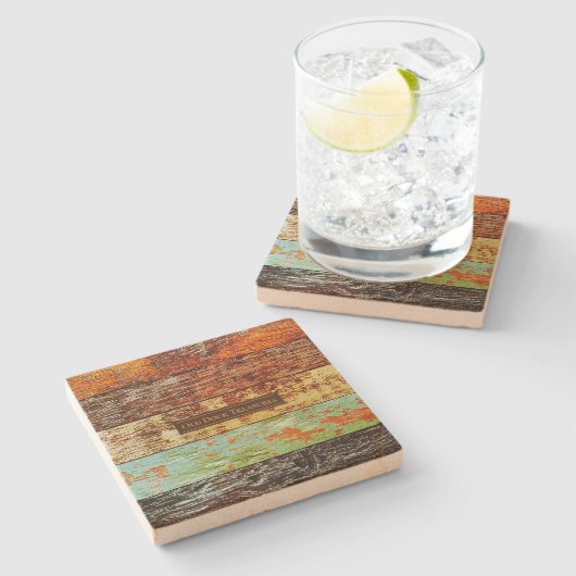 Old Dock Treasures Coasters Stenen Onderzetter (Zijkant)
