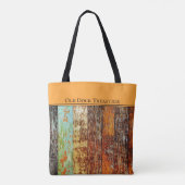 Old Dock Treasures Tote Bag. Sea-worn style. Tote Bag (Achterkant)