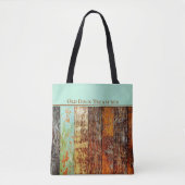 Old Dock Treasures Tote Bag. Sea-worn style. Tote Bag (Voorkant)