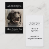 Old Dog Animal Rescue Visitekaartje (Voorkant / Achterkant)