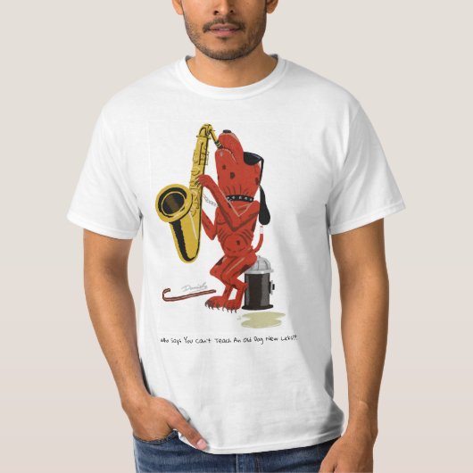 Old Dog New Licies "Front line" T-Shirt (Voorkant)