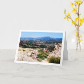 Old Domeño, Valencia, Spain Kaart (Gele Bloem)