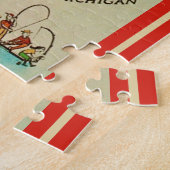 Old Door County Gevist Kaart Legpuzzel (Zijkant)