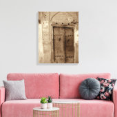 Old Door Wrapped Canvas (Insitu (Woonkamer))