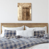 Old Door Wrapped Canvas Afdruk (Insitu (Slaapkamer))