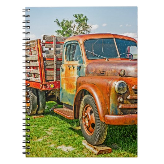 Old Dual - Truck - Rusty Notitieboek (Voorkant)