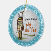 Old Duffer Golf Keramisch Ornament (Links)