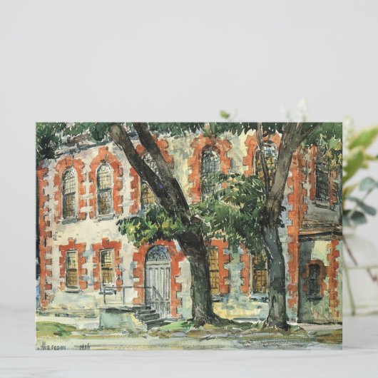 Old Dutch Building in Fishkill, New York (Staand voorkant)