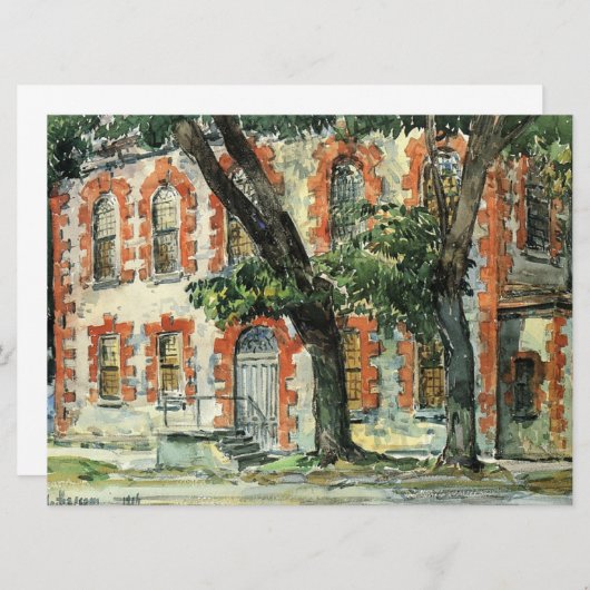 Old Dutch Building in Fishkill, New York (Voorkant / Achterkant)