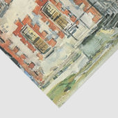 Old Dutch Building in Fishkill, New York Tissuepapier (Detail)