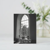 Old Dutch Church in Sleepy Hollow, New York Briefkaart (Staand voorkant)