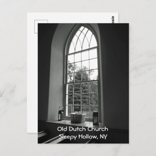 Old Dutch Church in Sleepy Hollow, New York Briefkaart (Voorkant / Achterkant)
